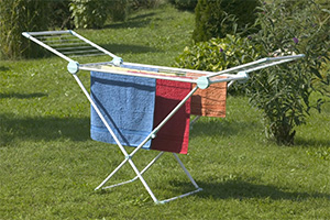 Artweger TopDry Maxi mit Wäsche behangen